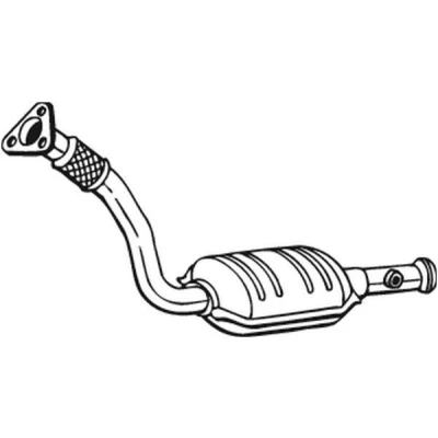 Imagen de Bosal 090 730 Catalizador Euro 4 con piezas de montaje set enganche remolque (Incluye cable) RENAULT: CLIO 2, Kangoo I Express,