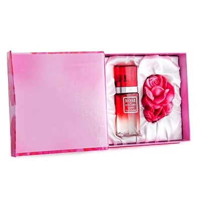 Imagen de Rose of Bulgaria Gift Set Hand Made Glycerin Soap 40g &amp; Perfume 25ml in Luxurious Box by Bio Fresh