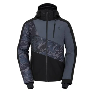 Imagen de Dare2b Mens Baseplate II Jacket Chaqueta de esquí, Negro y Gris, XL para Hombre