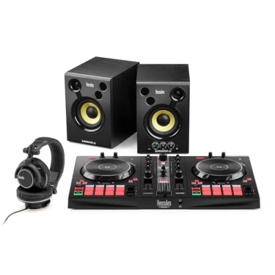 Imagen de Hercules DJ Essentials Kit todo en uno para aprender a pinchar Software y tutoriales incluidos