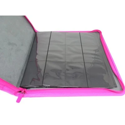 Imagen de docsmagic.de Premium Pro Player 12 Pocket Playset Zip Album Pink 480 Card Binder MTG PKM YGO Cremallera Rosa