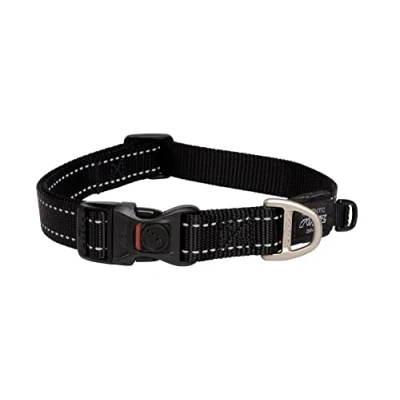Imagen de Rogz Collar de Perro Reflectante, Tipo cinturón, 1,9 cm