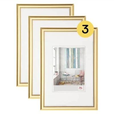 Imagen de Walther Design 3er P. Trendstyle marco de plástico 040X050 oro