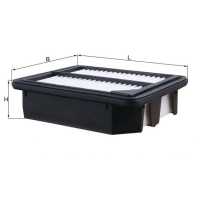 Imagen de MAHLE ORIGINAL LX 5966 Filtro de aire 180,5mm Cartucho filtrante HONDA: CR V 5, VI