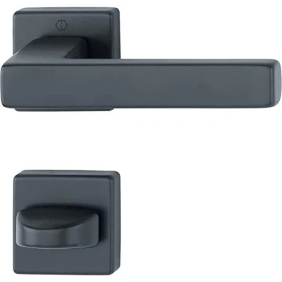Imagen de HOPPE Austin Juego de asas para inodoro (aluminio), color negro