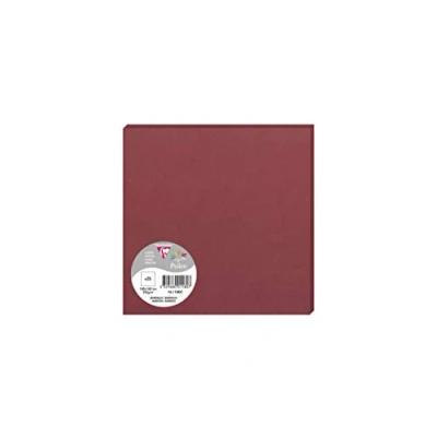 Imagen de Clairefontaine 1180 C Pack de 25 Sobres Pollen 16 X cm, 210 g/m² Burdeos