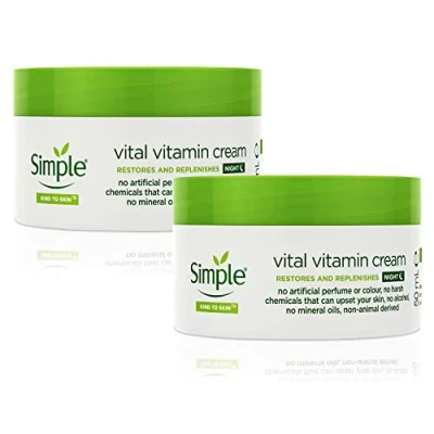 Imagen de Simple Kind to Skin Vital Vitamin Night Cream (50ml) Pack of 2 by