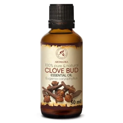 Imagen de Aceite de Clavo 50ml Eugenia Caryophyllus Indonesia 100% Natural &amp; Puro para Bienestar Belleza Aromaterapia Difusor Aromático Lámpara Aroma Clove Bud Essential
