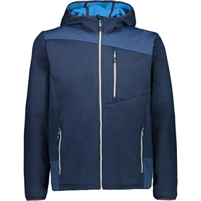 Imagen de CMP Sudadera de hombre softshell con capucha fija, Tinta azul, 58