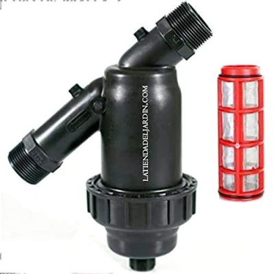 Imagen de Suinga Filtro de Malla 2&quot; para tubería 63mm. Utilizado en instalaciones RIEGO y por Aspersion. Rosca Macho con Capacidad filtrado 120 Mesh.