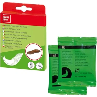 Imagen de SWISSINNO Cebo para trampa de babosas: hecho alimentos sin productos químicos tóxicos, respetuoso con el medio ambiente. 2 uds.
