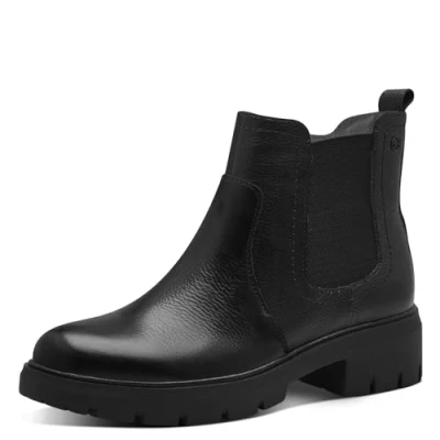 Imagen de Tamaris 8 85420 43, Botas Estilo Chelsea Mujer, Nappa Negro, 38 EU