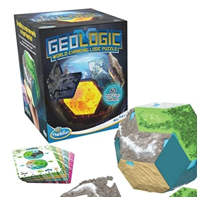 Imagen de Thinkfun Geologic World Changing Logic Juego de Cerebro para niños y Adultos a Partir 8 años Juguete Stem [Exclusivo Amazon]