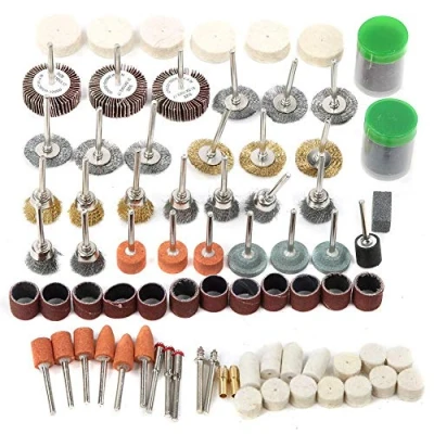 Imagen de 145PCS accesorios de Rectificado eléctrico, juego herramienta giratoria para mini taladro Amoladora eléctrica Pulido Corte