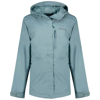 Imagen de Columbia Pouring Adventure 3 Jacket, Chaqueta impermeable para la lluvia Mujer, Azul aplastado, XS