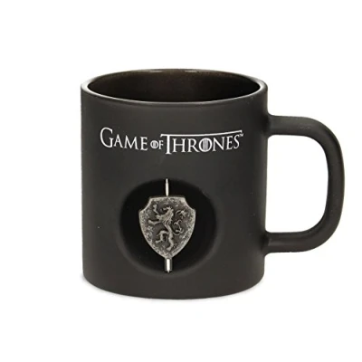 Imagen de SD toys Mug Game of Thrones Lannister Verre Noir Logo Rotatif 8436546897545
