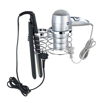 Imagen de Wenko Soporte de para secador y Plancha Pelo Premium Acero INOX Brillante