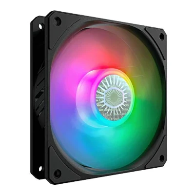 Imagen de Cooler Master SickleFlow 120 V2 ARGB, Compatible con Placa Base Aspas Translúcidas Air Balance, 62 CFM, 2.5 mmH2O, 8 a 27 dBA, ARGB