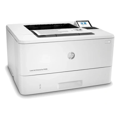 Imagen de HP LaserJet Enterprise M406dn 3PZ15A, Impresora A4 Monofunción Monocromo, Impresión a Doble Cara Automática, Gigabit Ethernet, USB 2.0, Smart App, Pantalla Gráfica en Color, Blanca