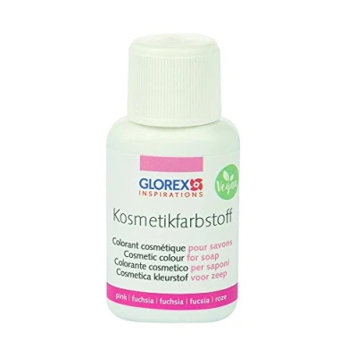 Imagen de GLOREX cosmético, Colorante líquido para jabón, Rosa, 6,3 x 3,3 1,8 cm