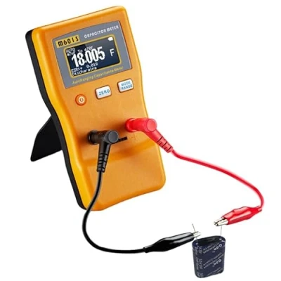 Imagen de Candeon Medidor de capacitancia M6013 Rango automático Lecturas 5 dígitos 0.01pf a 470mf Probador capacitores 2 modos