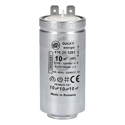 Imagen de Condensador 10µF compatible con AEG 125002061/5 para secadora