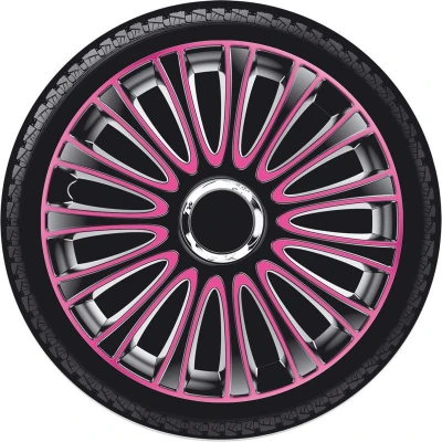 Imagen de AutoStyle PP 5134P Tapacubos 14in negro/rosa