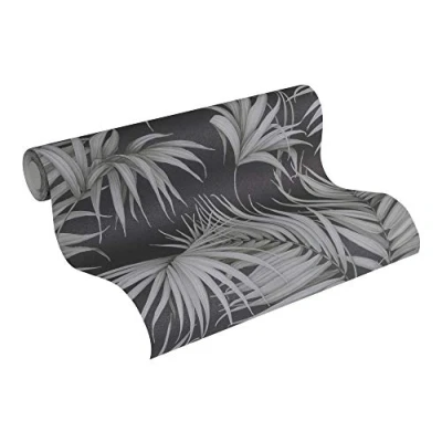 Imagen de Michalsky Living Dream Again 365053 36505 3 Papel pintado (fieltro, 10,05 x 0,53 m), color negro y gris