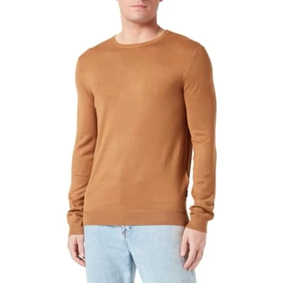 Imagen de ONLY &amp; SONS Onswyler Life Reg 14 LS Crew Knit Noos Jersey de Punto Hombre, Marrón, S