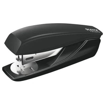 Imagen de Leitz NeXXt Recycle Grapadora Pequeña de Papelería Compacta para 25 Folios Acero y Plástico Reciclado, con Quitador Grapas 200 Incluidas, Negro 56060095