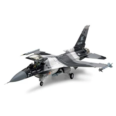 Imagen de Hisinsa [&#039; F 16C/N&#039; ( ) Kit Modelo, Color, Azul Marino, Rojo, Small (Tamiya 61106)