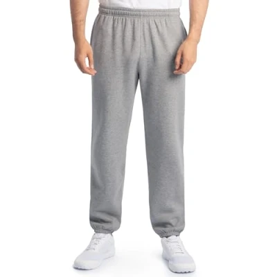Imagen de Fruit of the Loom Eversoft Fleece Sweatpants Pantalón Deportivo, Gris, M para Hombre