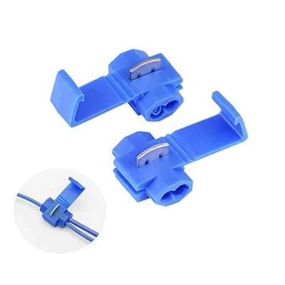 Imagen de Aiqeer 60 Piezas Conectores de Cable Scotch Lock, Terminales Empalme Crimp Electrical, Rápido Eléctricos (Azul)