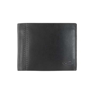 Imagen de camel active Cartera Bilbao para hombre, formato horizontal, piel RFID, tamaño mediano, negra