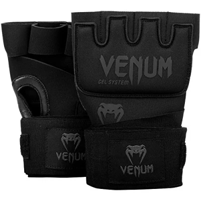 Imagen de VENUM 0181 114 L Gel Guante Venda, Adultos Unisex, Negro/Negro,