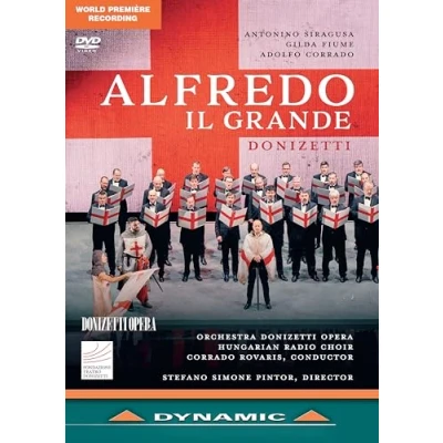 Imagen de Alfredo Il Grande [Teatro Donizetti, Bergamo, Italien, 19. November 2023] [Alemania] [DVD]