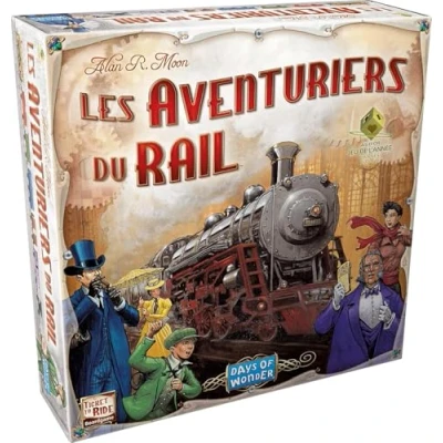 Imagen de Days of Wonder Ticket to Ride USA Niños Estrategia Juego de tablero (Estrategia, Niños, 60 min, Niño/niña, 8 año(s), Alan R. Moon) Idioma Francés