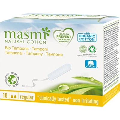 Imagen de masmi Natural Cotton bio tampones Classic, 0, 1