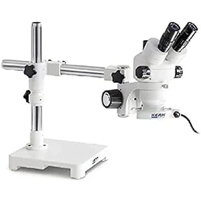 Imagen de KERN OZM 903 Optics 90 Microscopio estéreo (Tubo Trinocular Tubus, iluminación LED de 4,5 W, Reflectante), Universal (Brazo telescópico con Placa)