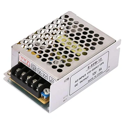 Imagen de KSTE 12V Fuente Alimentacion, Universal interruptor de alimentación Convertidor voltaje 5A AC/DC regulado for LED