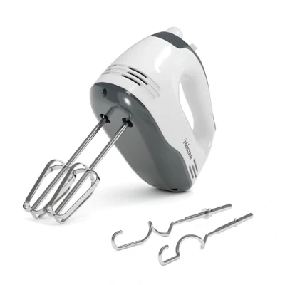 Imagen de Tristar Batidora manual, 5 Velocidades Ajustables, 200W, Diseño Ergonómico, Accesorios de Acero Inoxidable, Piezas Aptas para Lavavajillas, BPA Free, Compacta y Fácil Usar, MX 4203