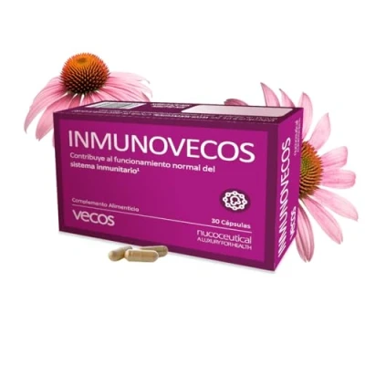 Imagen de INMUNOEvita Resfriados y Aumenta tu Sistema Inmunologico tus Defensas con Equinacea Propolis Vitamina C Betaglucanos 30 Cápsulas