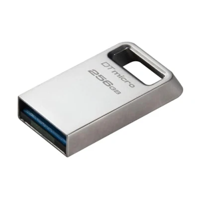 Imagen de Kingston DataTraveler Micro Unidad Flash USB 256GB 200MB/s Metal 3.2 Gen 1 DTMC3G2/256GB