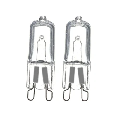 Imagen de Bombilla G9, Lámpara halógena G9 Regulable, Blanco cálido 2800K (42W 630 Lumen, 2 PCS)