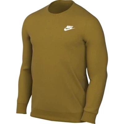 Imagen de Nike BV2666 716 M NSW Club CRW FT Sweatshirt Hombre Bronzine/White Tamaño 3XL