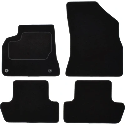 Imagen de MAMMOOTH A041 PGT330 PRM 01 Juego de alfombrillas suelo textil delante y detrás 4 negro PEUGEOT: 5008 I
