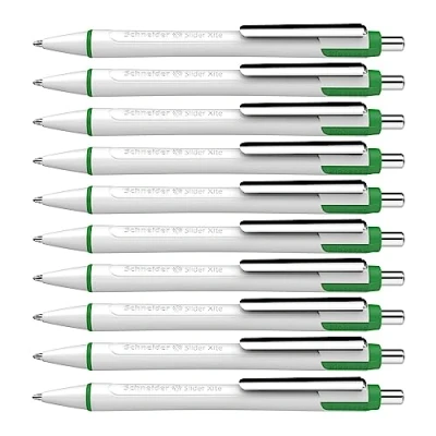 Imagen de Schneider Bolígrafo Slider Xite, Color Verde, 10 Unidades SH133204