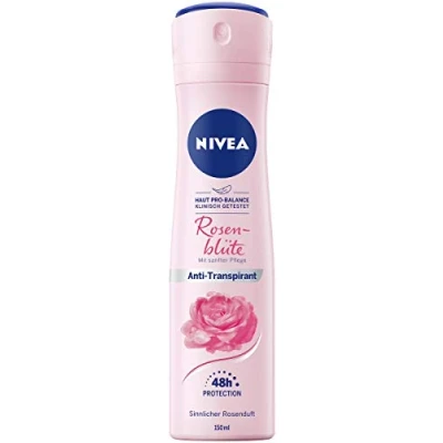 Imagen de Nivea DEO Spray de rosas con cuidado suave, 150 ml