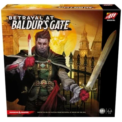 Imagen de Avalon Hill Betrayal at Baldur&#039;s Gate, Juego de Mesa Modular Heroic fantasía con traidor Oculto, a Partir 12 años Versión Francesa