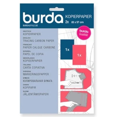 Imagen de Burda Tracing Papel de carbono (1 unidad), color azul y rojo, talla única, 2